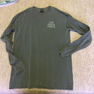 Long sleeve Greek t-shirt
